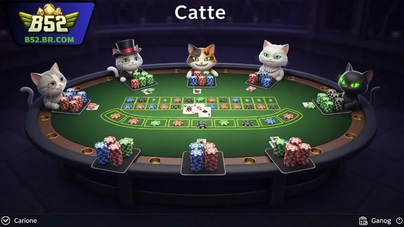 Catte B52 – Đánh Cát Tê online đỉnh cao trên hệ thống B52 2 Catte B52