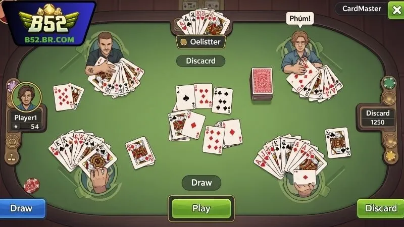 Phỏm B52 – Chơi phỏm online B52 mượt, chuẩn, đầy chiến thuật 9 Phỏm B52